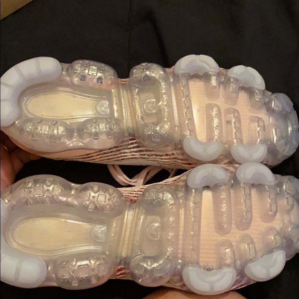 Nike sunset tint/white/blue/gym force red vapormax - Picture 2 of 9